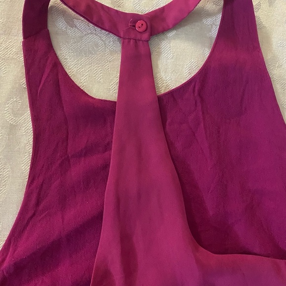 - Luca Couture Pink Halter swing dress size M - Picture 8 of 8